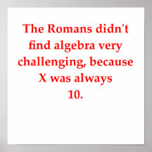 funny math joke poster