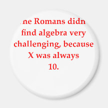 funny math joke refrigerator magnet