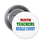 Funny Math Teacher Pins