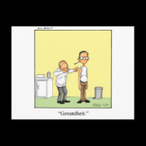 Funny Medical Cartoon Gift! postcards