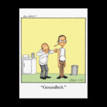 Funny Medical Cartoon Gift! postcards