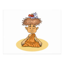 Funny Meditation Postcards