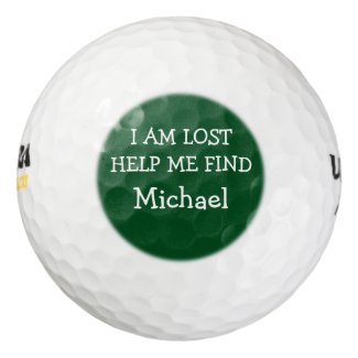 Funny Men's Lost Golf Balls