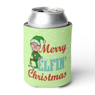 Funny Merry Elfin Christmas Bah Humbug Holiday