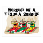 Funny Mexican Tequila Sunrise Post Cards
