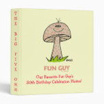 Funny Milestone Birthday Party Scrapbook Binder