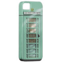 Funny Mint Green British Phone Box Personalized iPhone 5 Cases