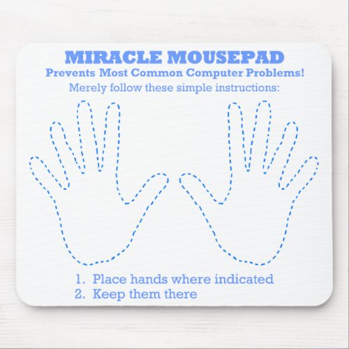 Funny Miracle Computer Mousepad