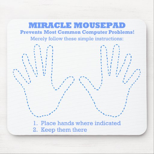 Funny Miracle Computer Mousepad