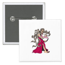 funny miss monster ugly pageant winner cartoon button
