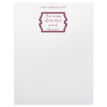 Funny mom quotes on t-shirts and gifts for mom. letterhead design