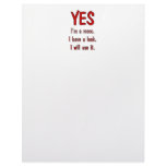 Funny Mom t-shirts: I have a look and will use it. Custom Letterhead