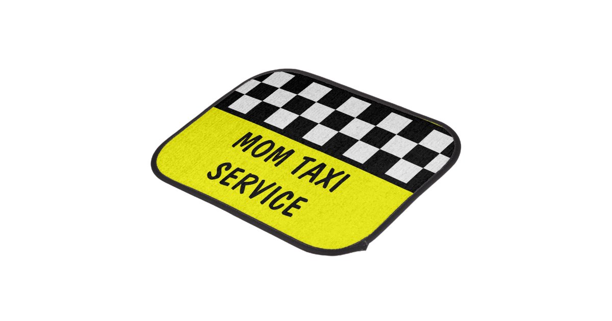 Funny Mom Taxi Service Car Mats Set Zazzle