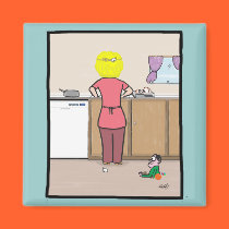 Funny Mom -The Jig Is Up magnets