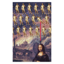 Funny Mona Lisa & David stationery