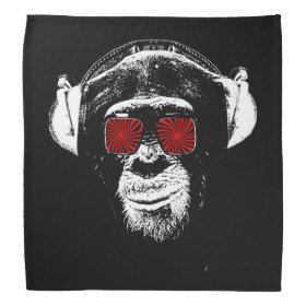 Funny monkey bandana