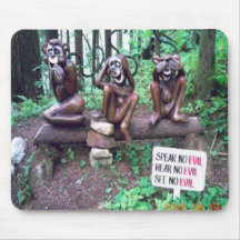 Funny Monkey Mousepad