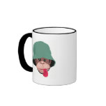 Funny monkey with attitude kawaii cute graphic coffee mug