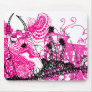 Funny monster graphics mousepad