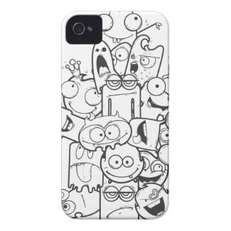funny monsters iphone 4 case-mate case