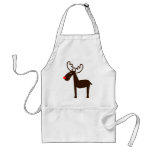 Funny moose elk apron