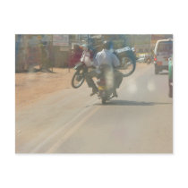 Funny moped "boda boda" picture postcards by kontiki2007 Funny moped "boda boda" picture postcards