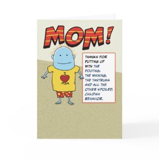 Funny Mother's Day card zazzle_card