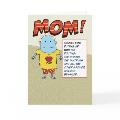 Funny Mother's Day card by chuckink