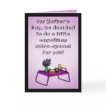 Funny Mother's Day Card, Something Extra Special