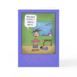Funny Mothers Day Cards: Aliens did it