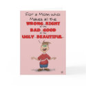 Funny Mothers Day Cards: All the Wrong Right