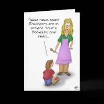 Funny Mothers Day Cards: Domestic Engineer