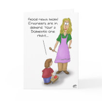 Funny Mothers Day Cards: Domestic Engineer