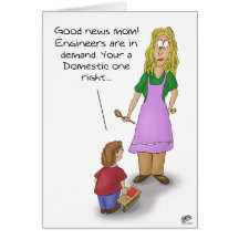 Funny Mothers Day Cards: Domestic Engineer