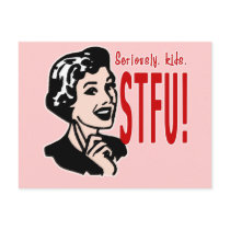 Funny Mother's Day Design Post Card