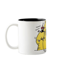 Funny Mouse Not Working Mug by Toonboy Funny Mouse Not Working Mug