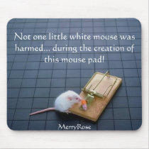 Funny Mouse Trap mousepads
