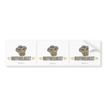 Funny Muffin Bumper Sticker