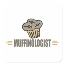 Funny Muffin Sticker
