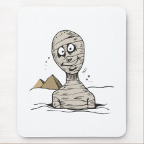funny mummy popping out mousepads