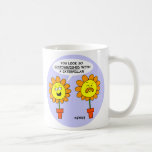 Funny Mustache Cartoon Gift Mug