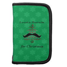 Funny mustache christmas gifts organizer