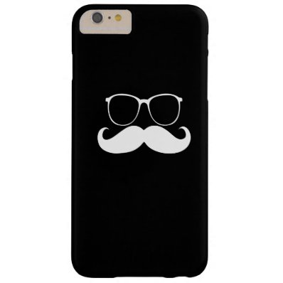 Funny Mustache Glasses Barely There iPhone 6 Plus Case