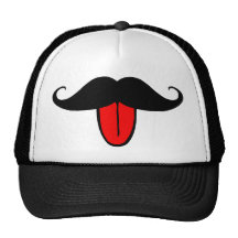 Funny mustache hats