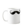 funny mustache mug