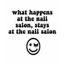 Funny nail salon tshirt