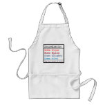 Funny Naughty and Nice Apron