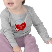 Funny Naughty But Nice Baby Outerwear Tee Shirt t-shirts