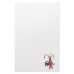 funny nervous lobster chef cooking stationery design