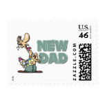 Funny New Dad Gift Postage Stamps